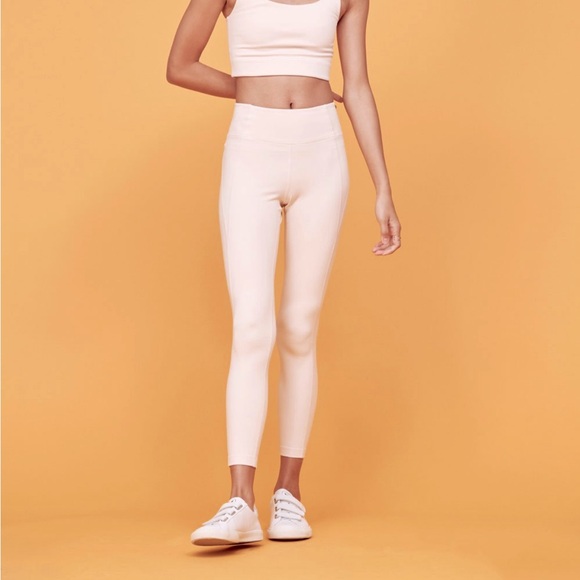 girlfriend collective Pants - Girlfriend Collective - Compressive Pocket Leggings in pastel pink - S